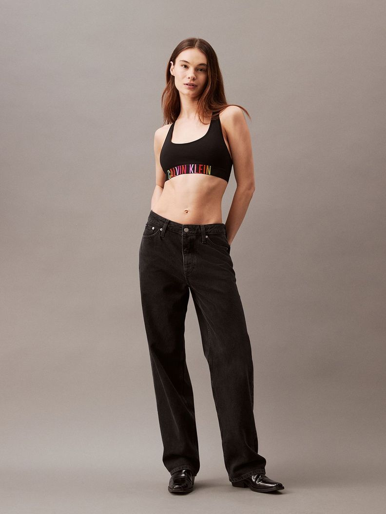 Bralette Intense Power Pride Cotton Negro Calvin Klein-1