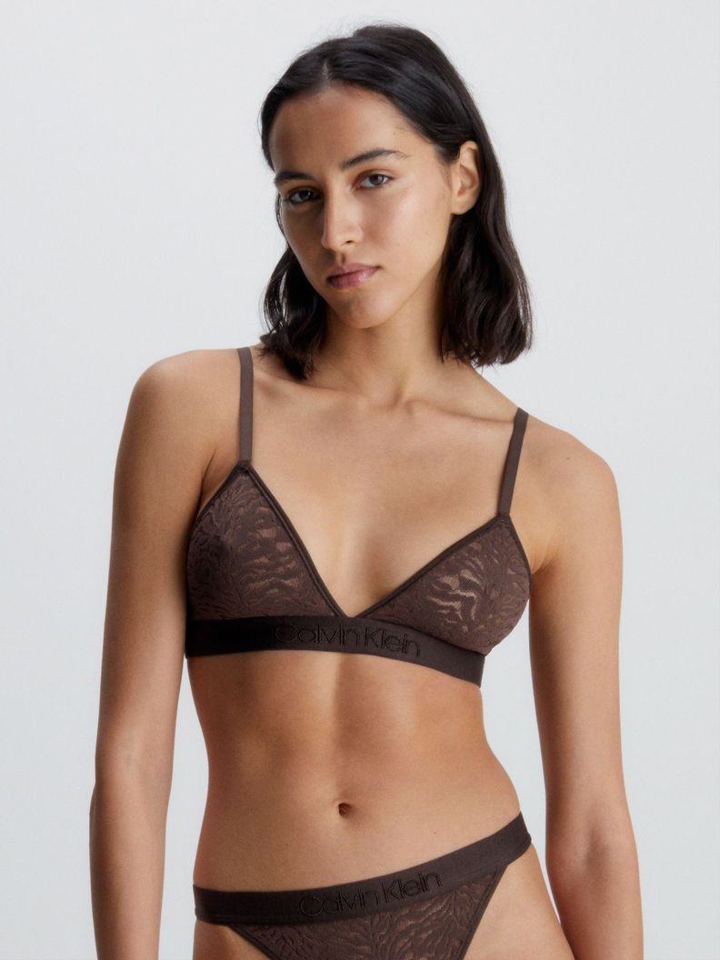 BraletteTriángulo Intrinsi Unlined Café Calvin Klein-0
