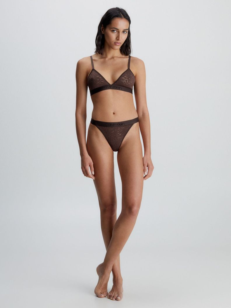 BraletteTriángulo Intrinsi Unlined Café Calvin Klein-2