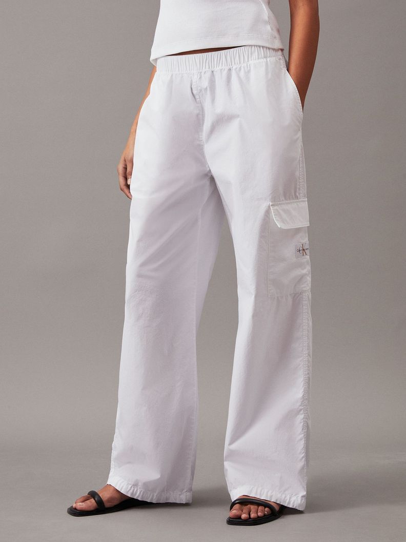 Pantalon Cotton Utility Cargo Blanco Calvin Klein-0
