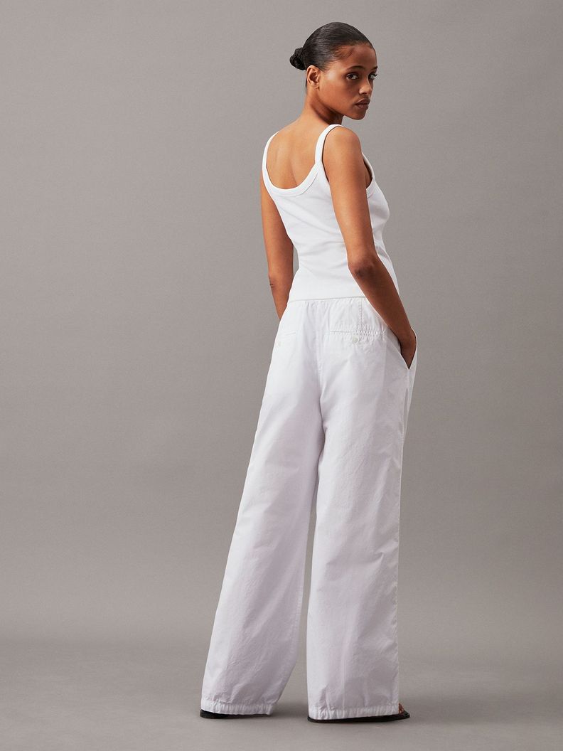 Pantalon Cotton Utility Cargo Blanco Calvin Klein-2