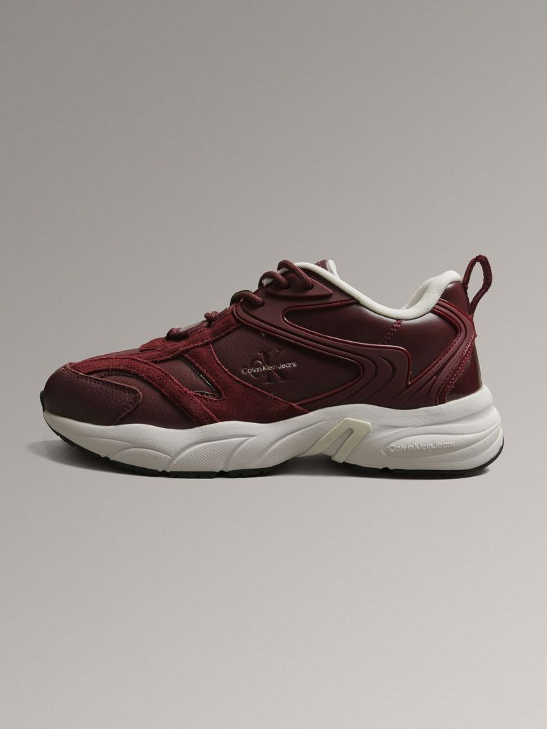 Zapatillas Retro Tennis Low Lace Burdeo Calvin Klein-5