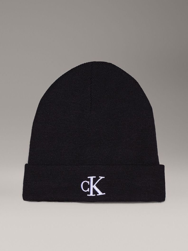 Gorro Monogram Negro Calvin Klein-0