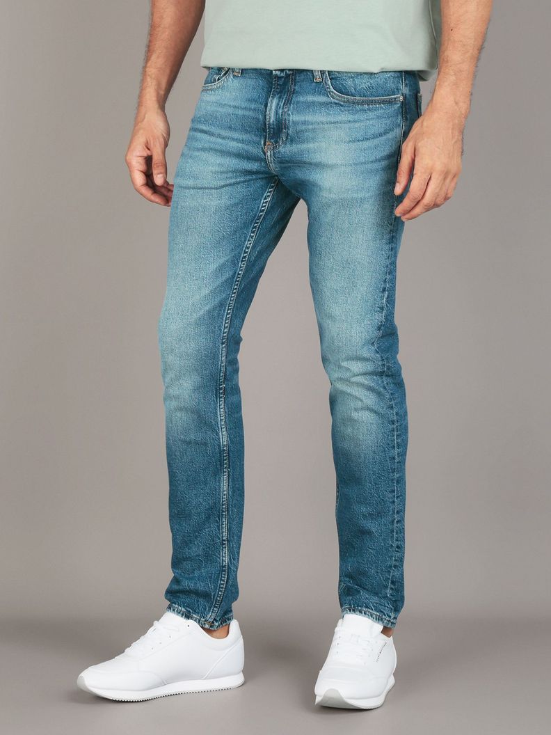 Jeans Slim 1BJ Azul Calvin Klein-0