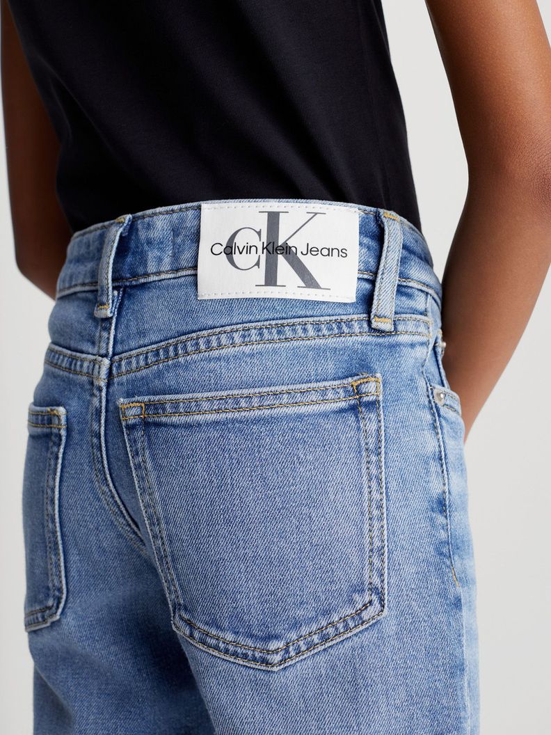 Jeans Niña Mid Rise Straight Azul Calvin Klein-3