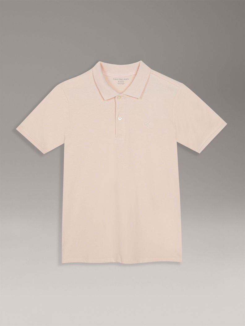 Polo Nino CK Solid Damasco Calvin Klein S