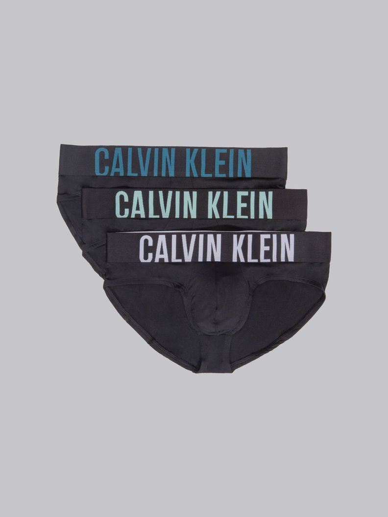 Pack de 3 Slips Intense Power Negro Calvin Klein-0