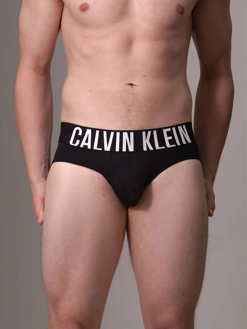 Pack de 3 Slips Intense Power Negro Calvin Klein-1
