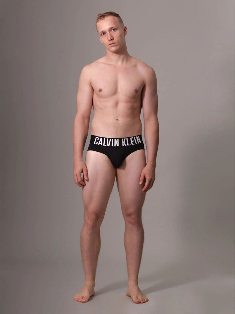 Pack de 3 Slips Intense Power Negro Calvin Klein-2