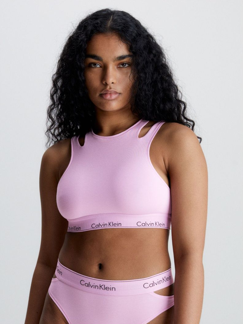 Bralettes CK Deconstructed Rosado Calvin Klein-0