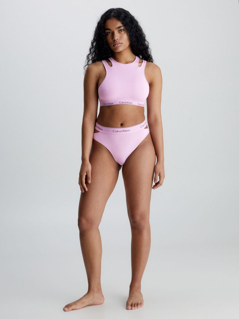 Bralettes CK Deconstructed Rosado Calvin Klein-2