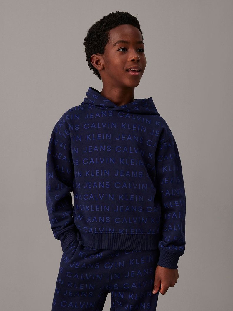 Polerón Niño CKJ Aop Azul Calvin Klein-0