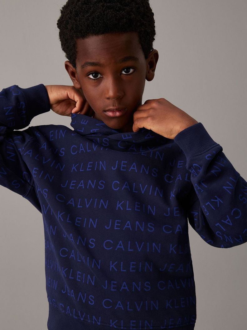 Polerón Niño CKJ Aop Azul Calvin Klein-3