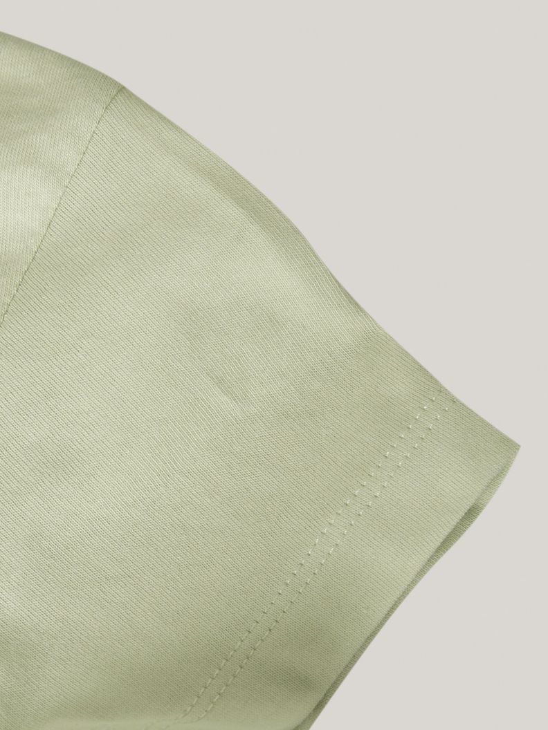Polera Niña Micro Monogram Verde Calvin Klein-3