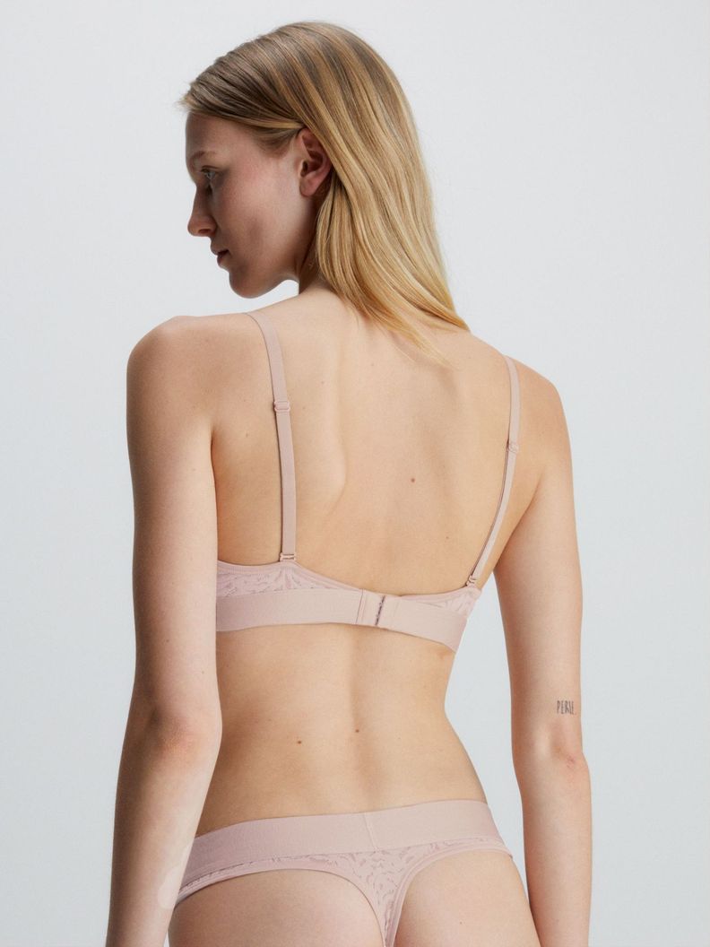 BraletteTriángulo Intrinsic Unline Café Calvin Klein-2