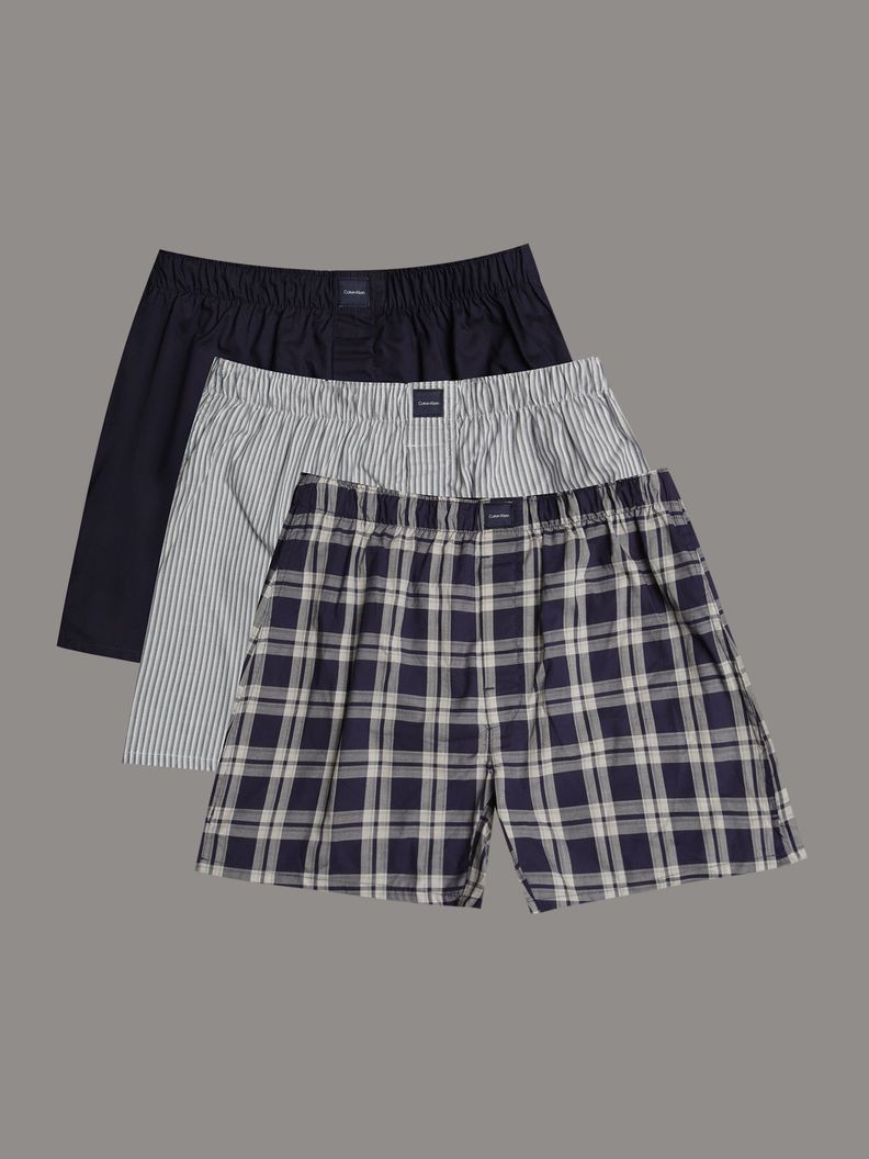 Pack 3 Bóxers Cotton Classics Multicolor Calvin Klein-0