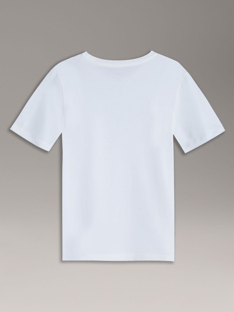 Polera Niño Logo Blanco Calvin Klein-1