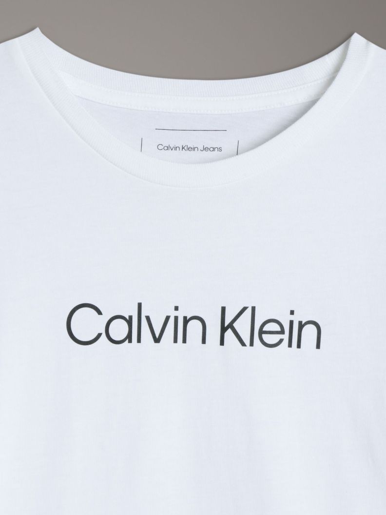 Polera Niño Logo Blanco Calvin Klein-2