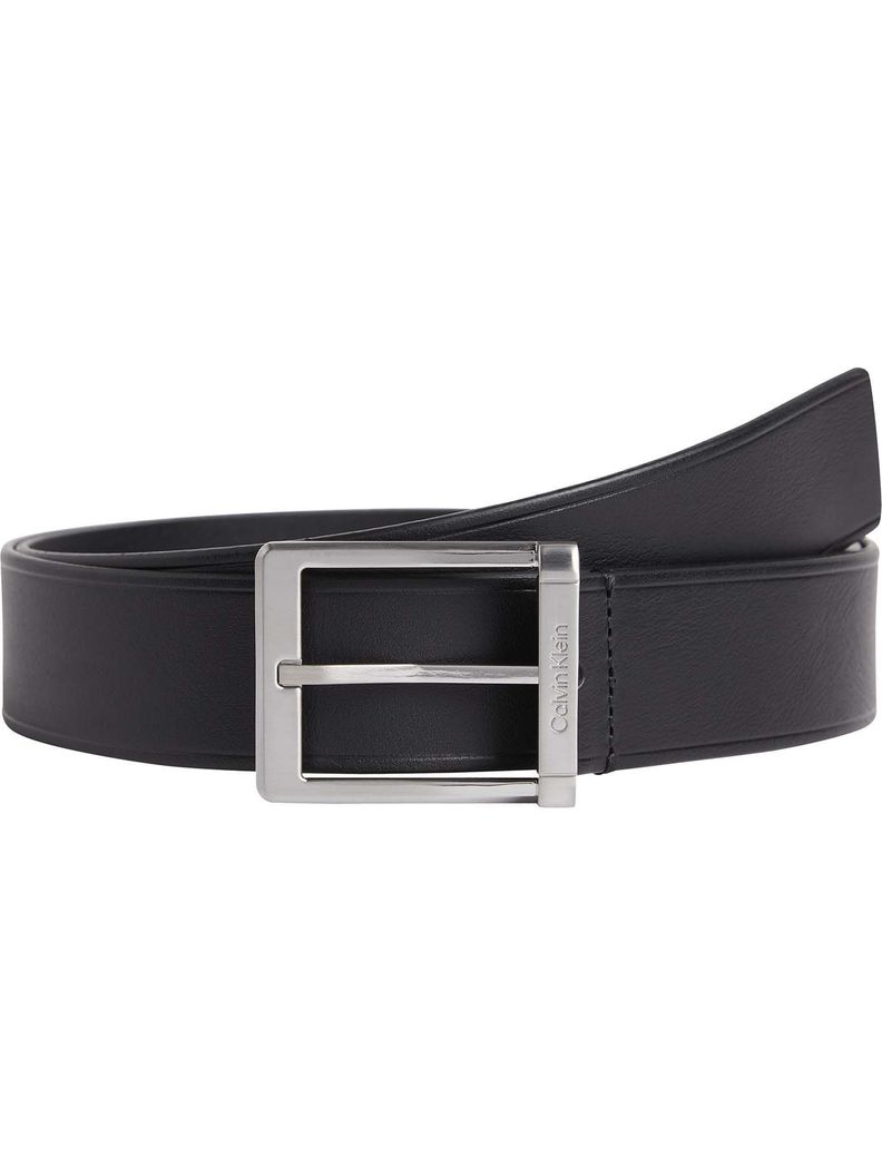 Cinturón Metal Loop 35Mm Negro Calvin Klein