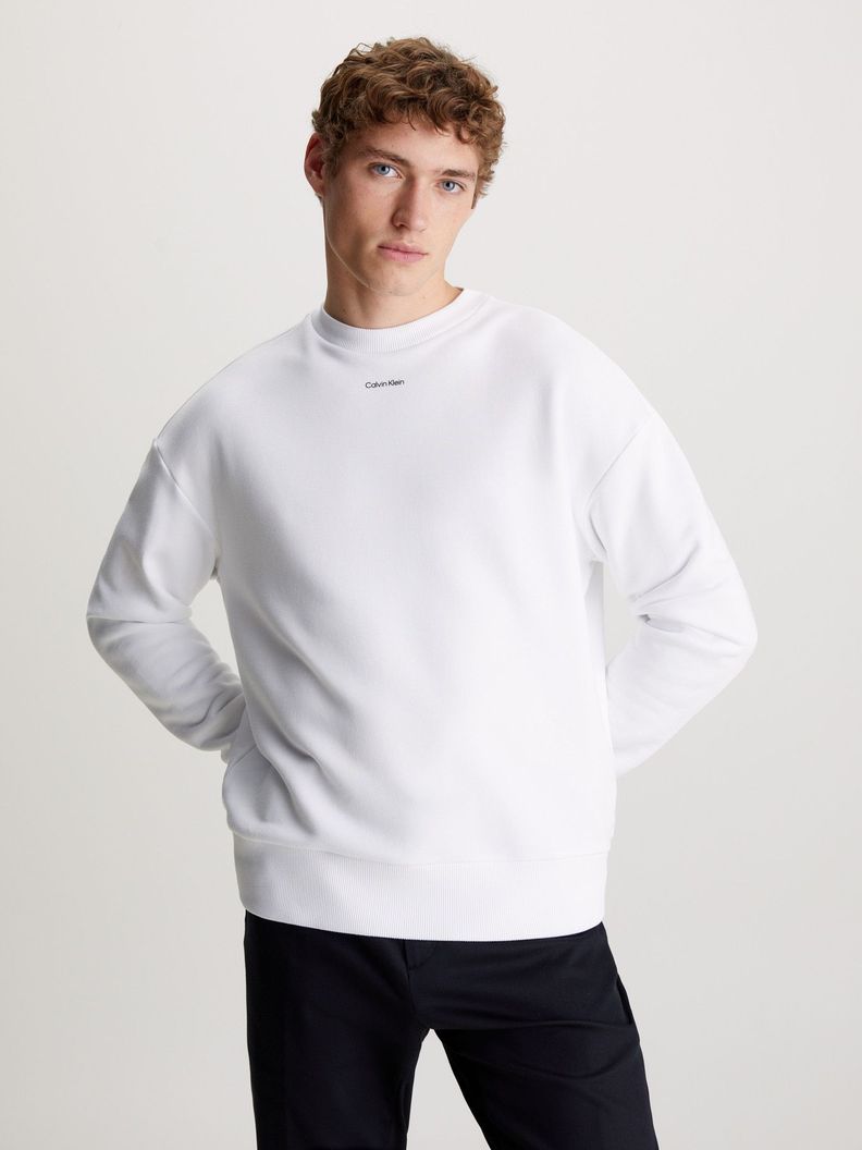 Polerón Nano Logo Cotton Modal Blanco Calvin Klein-0
