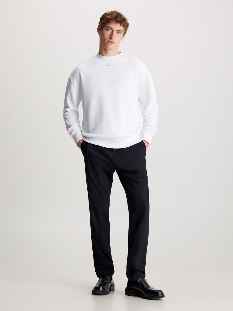 Polerón Nano Logo Cotton Modal Blanco Calvin Klein-1