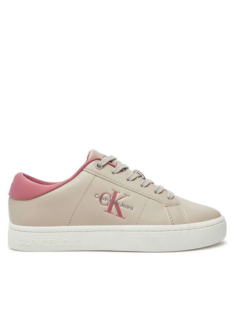 Zapatillas Cuero Classic Cupsole 0GI Beige Calvin Klein-4