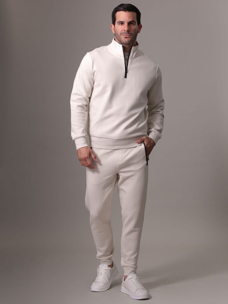 Polerón Lux Tech Blanco Calvin Klein-1