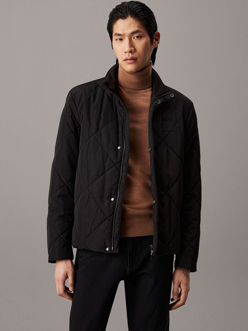 Chaqueta Diamond Quilt Negro Calvin Klein-0