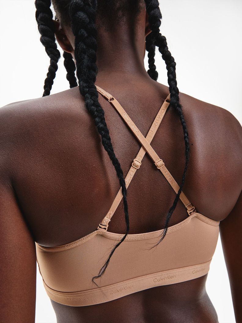 Bralette Unlined Body Natural Beige Calvin Klein-1