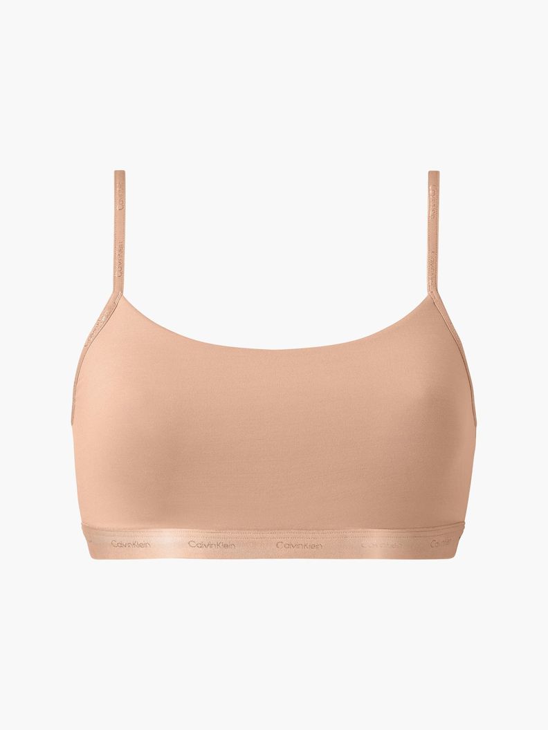 Bralette Unlined Body Natural Beige Calvin Klein-4