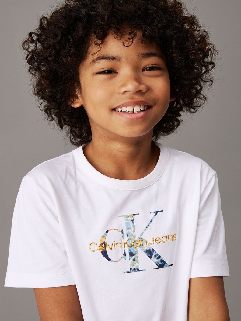 Polera Niño Filled-In Photo Blanco Calvin Klein-3