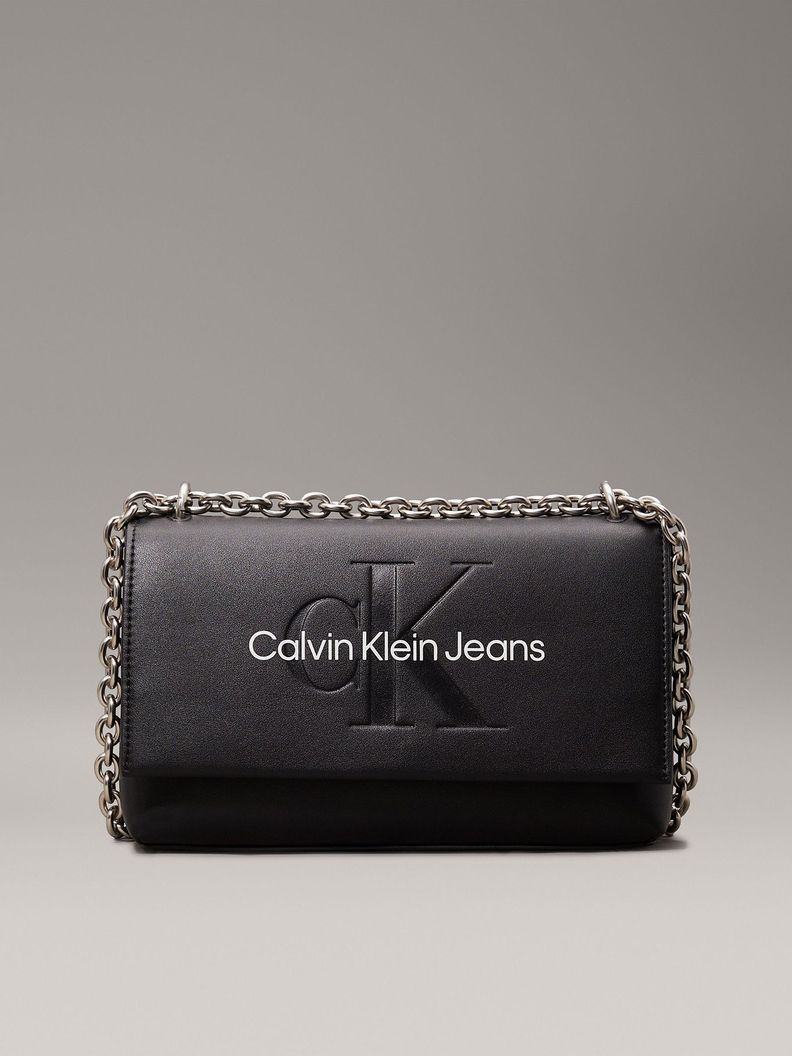 Cartera Sculpted Negro Calvin Klein-0
