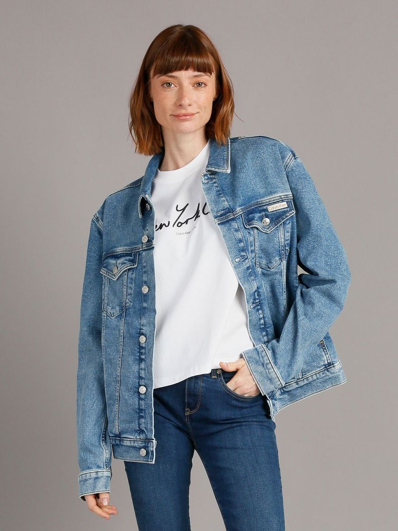 Chaqueta Slim Denim Azul Calvin Klein-0