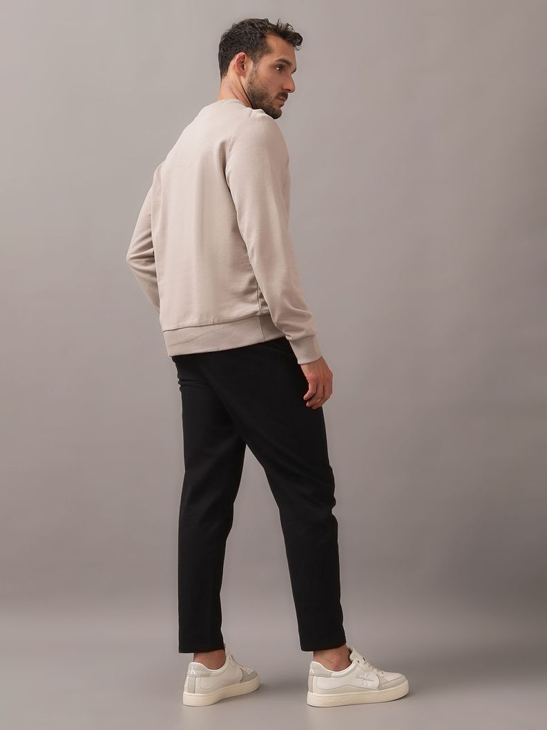 Polerón Textured Embroidery Beige Calvin Klein-2