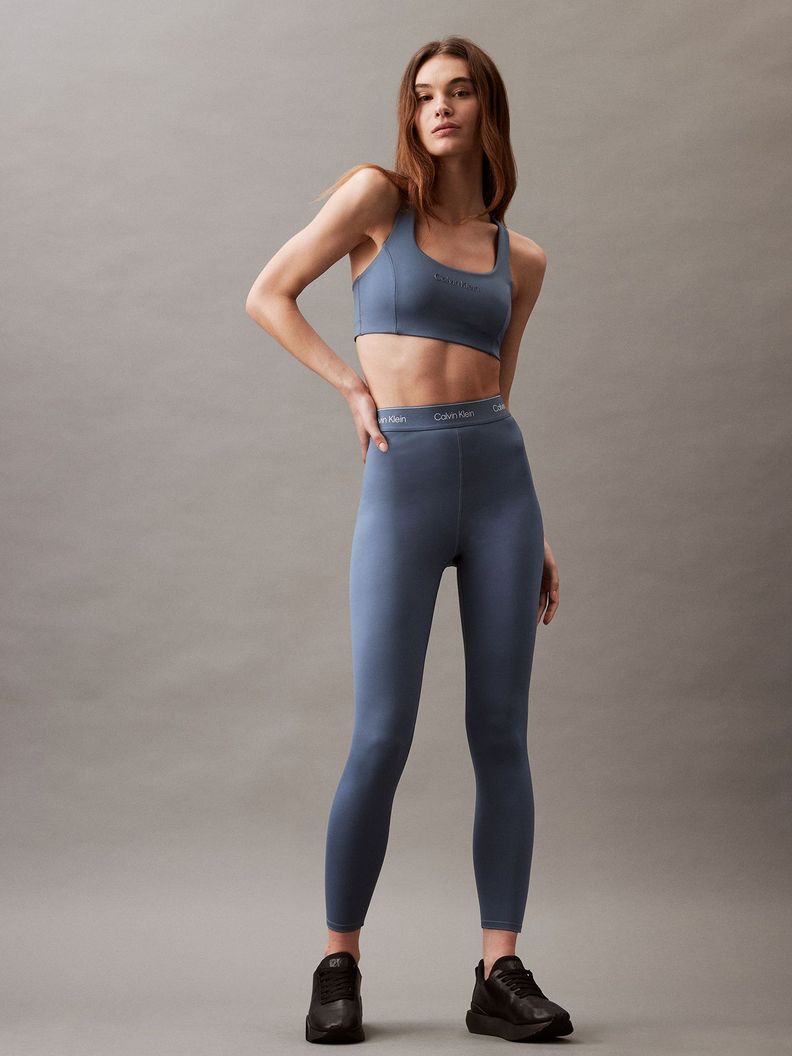 Bralette Deportivo Mediano Impacto Azul Calvin Klein-1