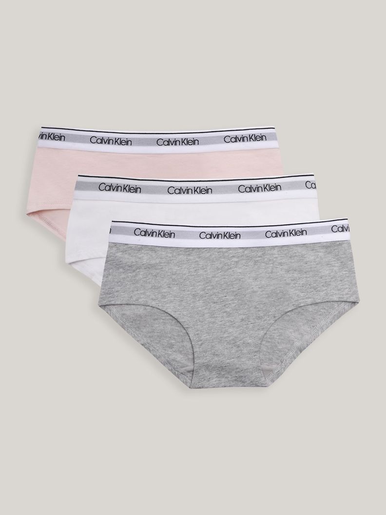 Pack 3 Calzon Hipster Niña Surtido Calvin Klein-0