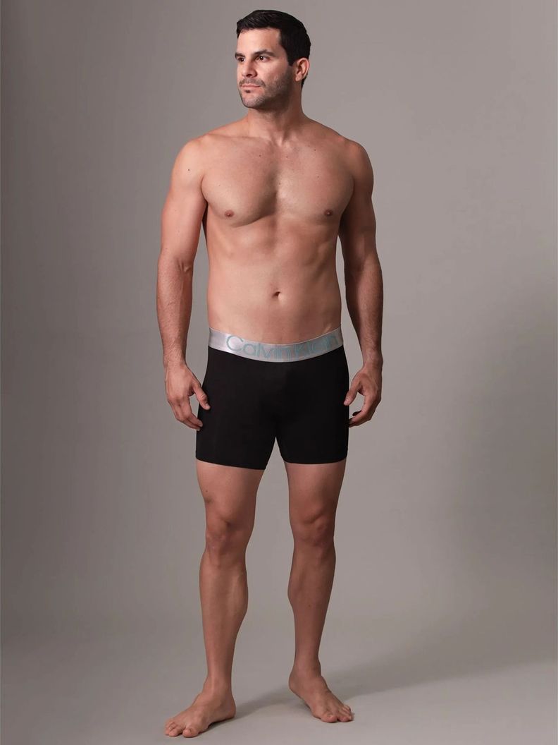 Pack 3 Bóxers Brief Steel Micro Negro Calvin Klein-2