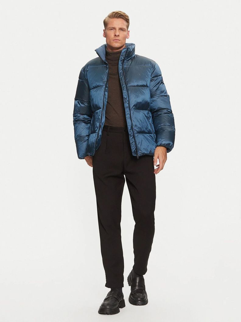 Parka Two Tone Puffer Azul Calvin Klein-1