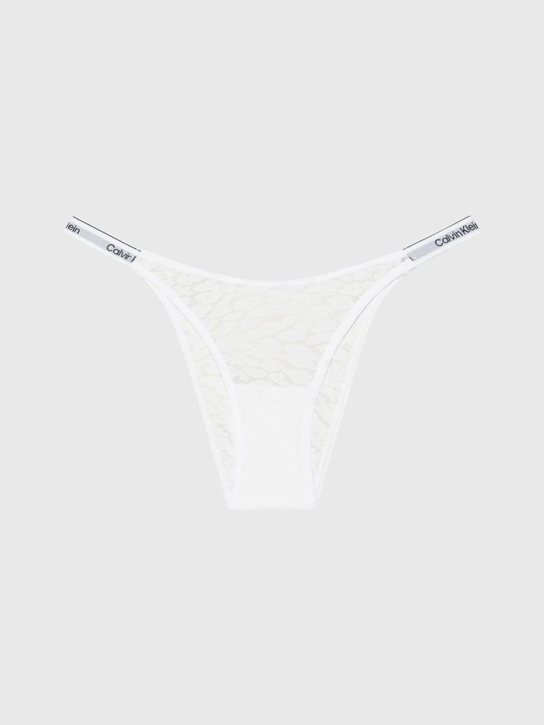 Calzón Moderrn Logo Lace Blanco Calvin Klein-4