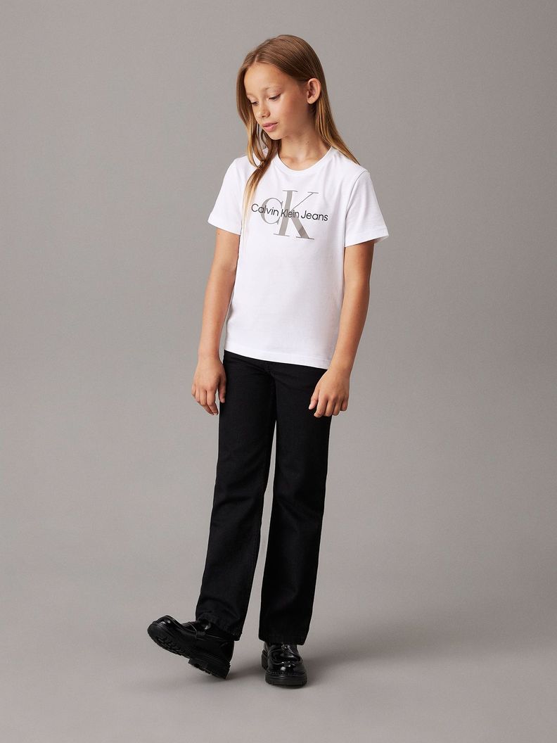 Polera Niño CK Monogram Blanco Calvin Klein-3