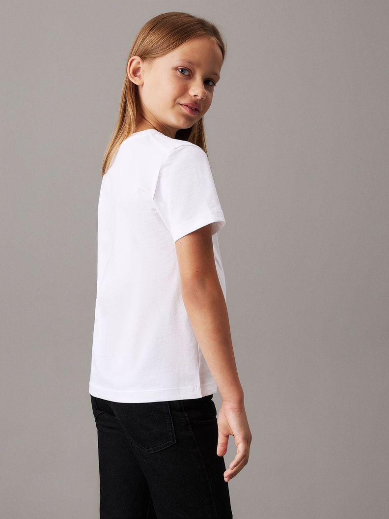 Polera Niño CK Monogram Blanco Calvin Klein-4