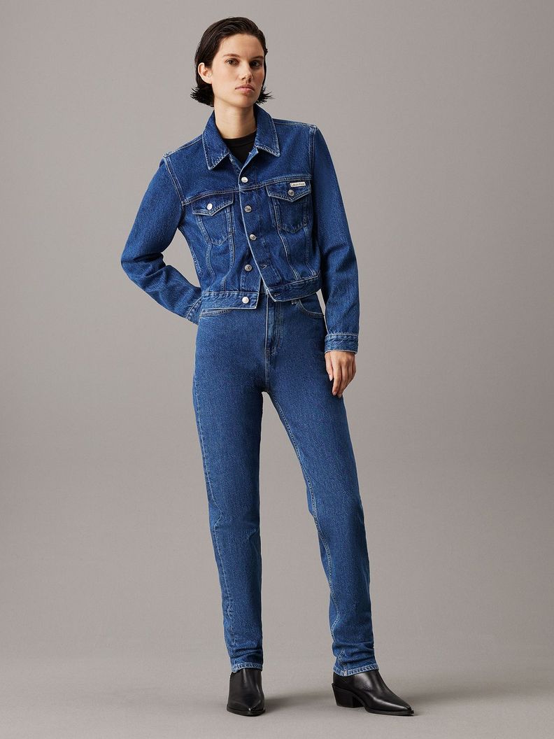 Chaqueta Denim Cropped 90S Azul Calvin Klein-1
