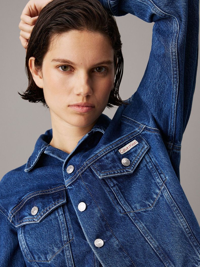 Chaqueta Denim Cropped 90S Azul Calvin Klein-3