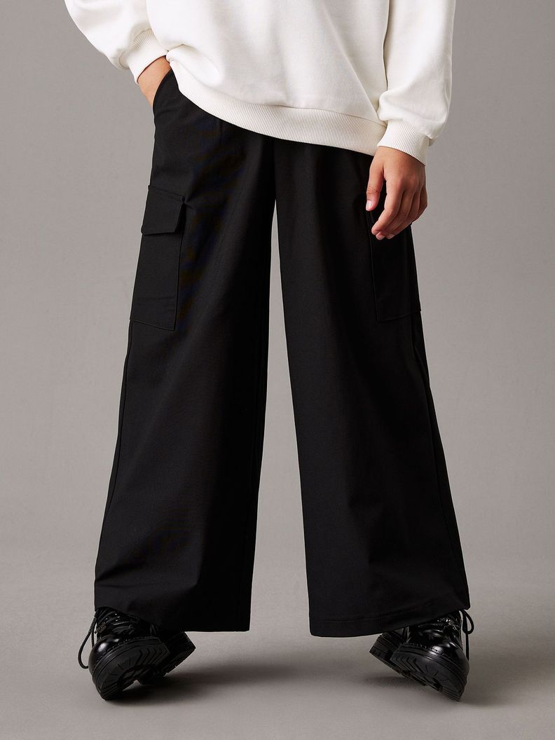 Pantalón Niña Dry Knit Cargo Negro Calvin Klein-0