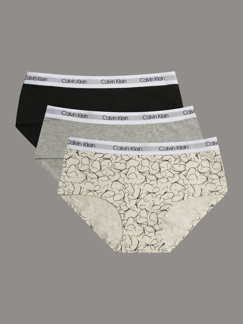 Pack 3 Calzon para Niña Multicolor Calvin Klein-0