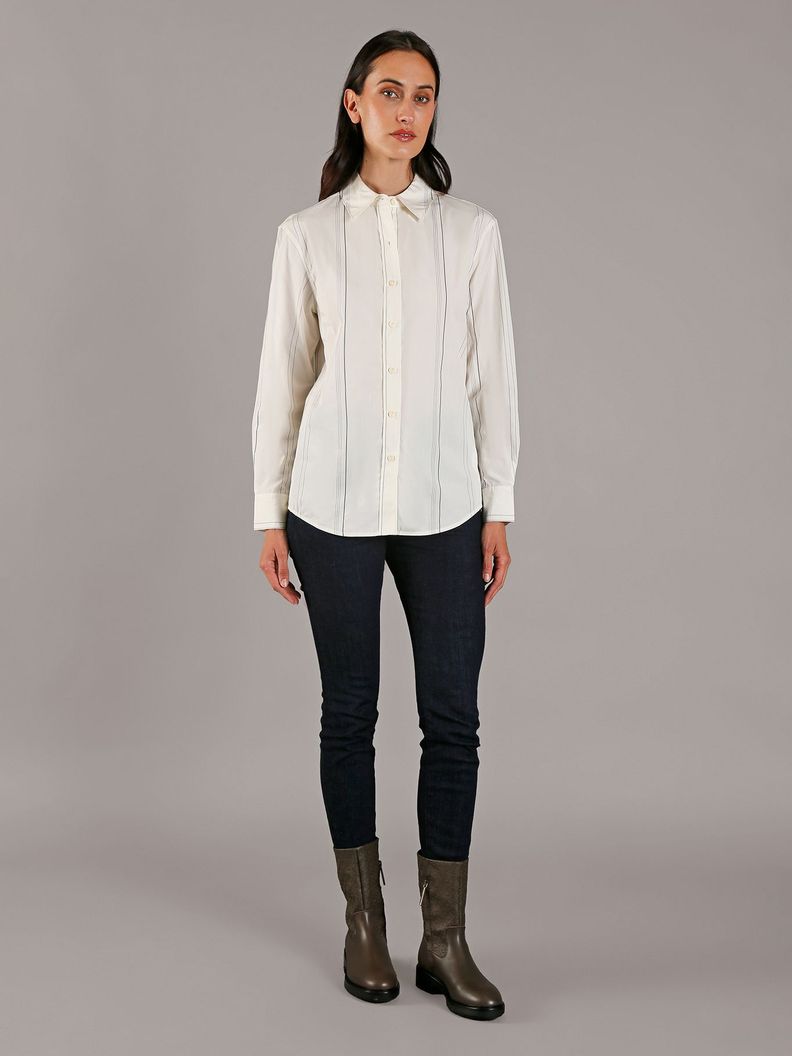 Camisa Cotton Regular Fit Blanco Calvin Klein-1