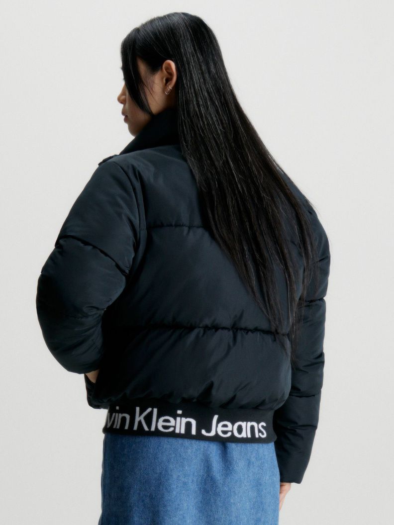 Parka Logo Hem Negro-2