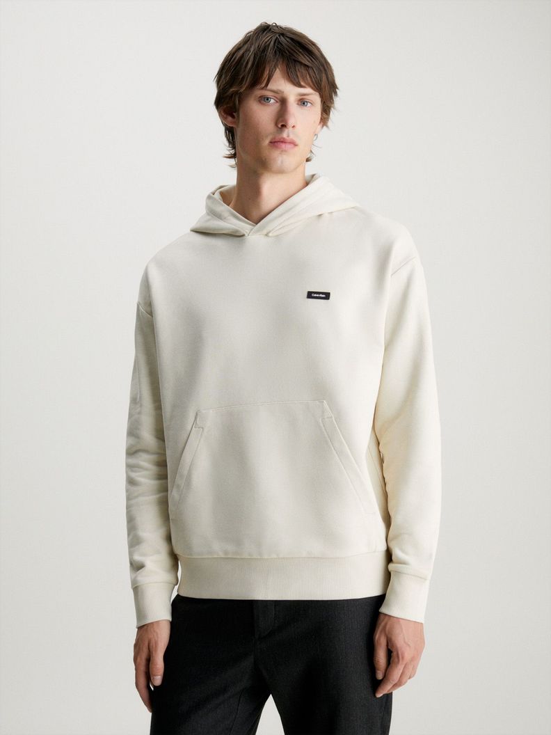 Polerón con Gorro Cotton Comfort Beige Calvin Klein-0