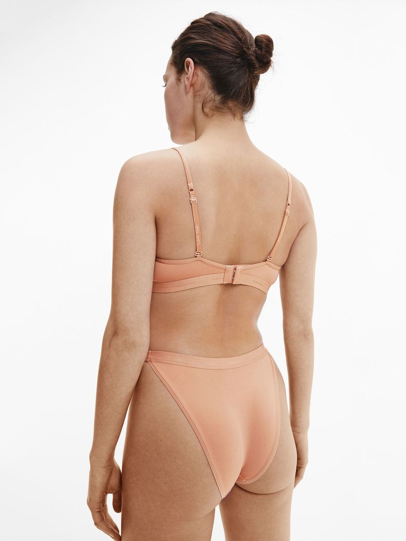 Bralette Triángulo Café Calvin Klein-1