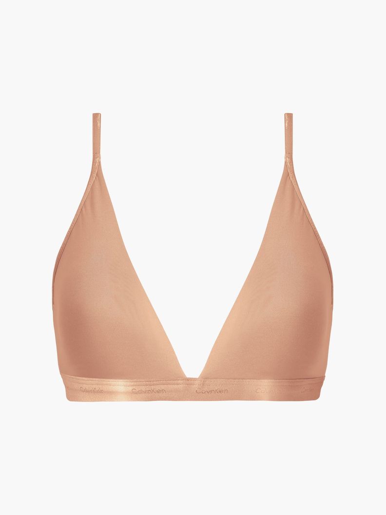 Bralette Triángulo Café Calvin Klein-4